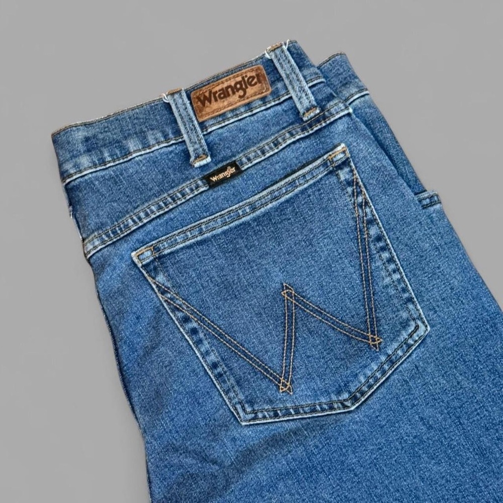 Wrangler Regular Taper Blue Jeans 34x34